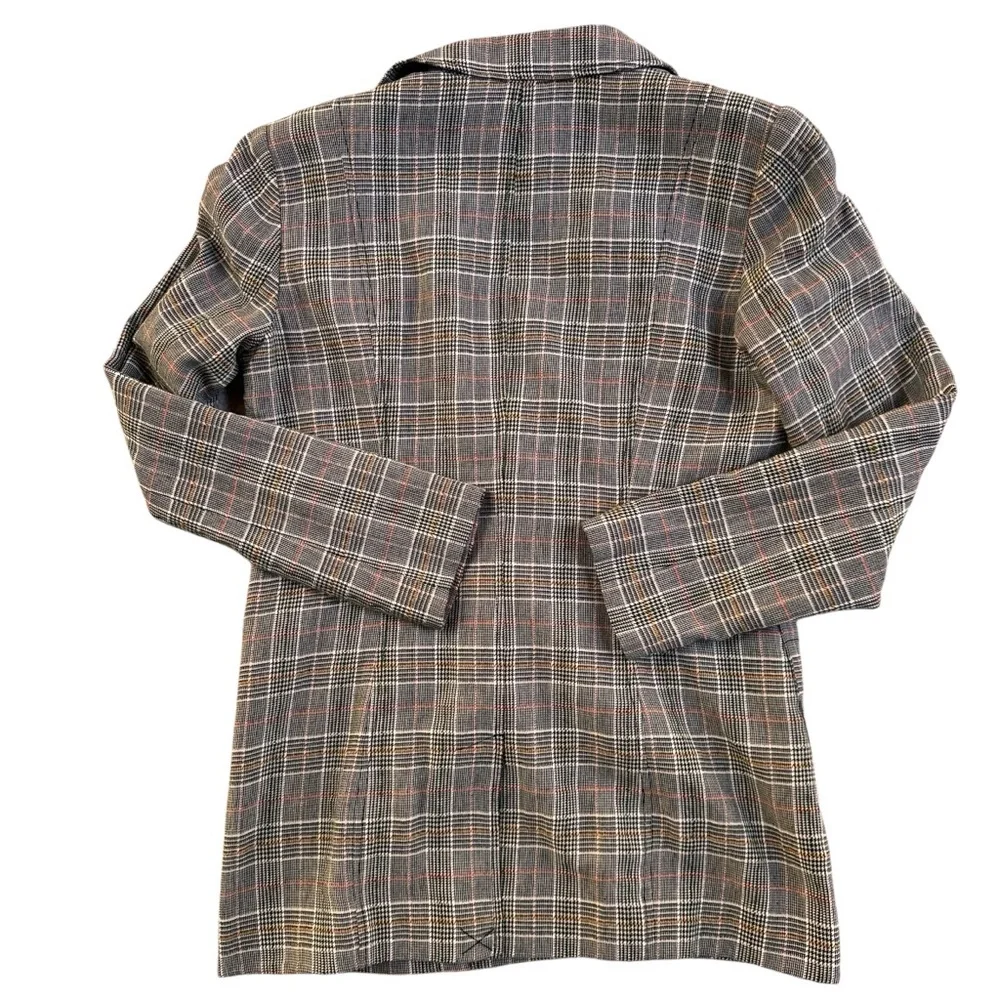 2 for $15 😍 Anthropologie Maeve Relaxed Herringbone Lilith Blazer– Black/Tan – 2 - Picture 5 of 7